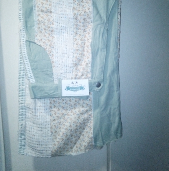 Patchwork Wide Leg Pants - Picture 11 of 11